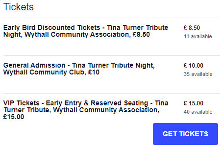Tina Turner - Get Tickets