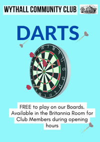 Darts at Wythall Community Club