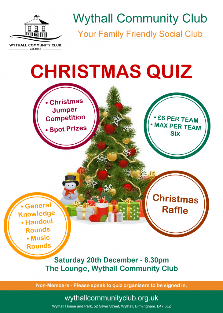 Quiz 20 Dec - Christmas 2025