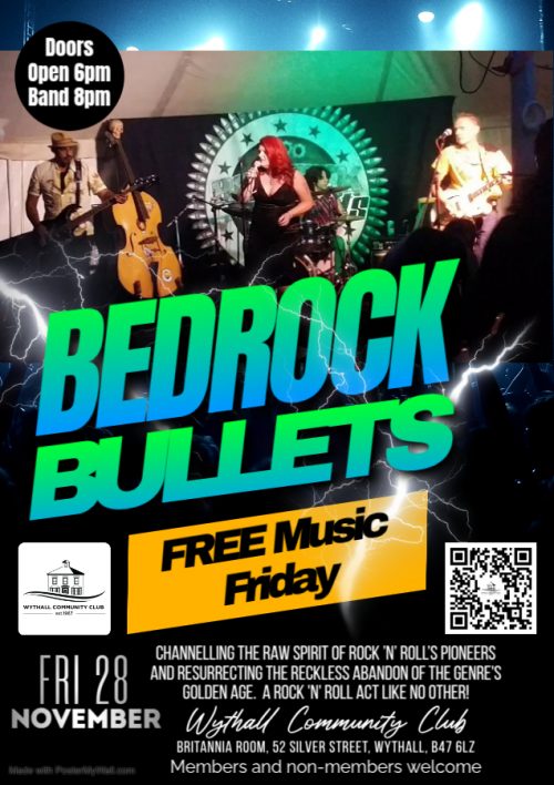 FREE Music Friday - Bedrock Bullets - 28 Nov 2025