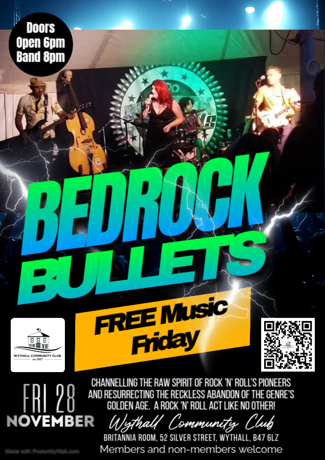 FREE Music Friday - Bedrock Bullets - 28 Nov 2025