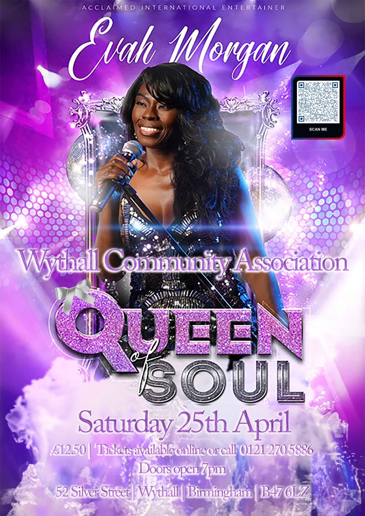 Evah Soul & Motown Wythall 25 April 2026