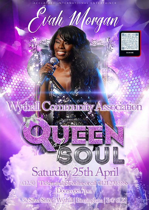Evah Soul & Motown Wythall 25 April 2026