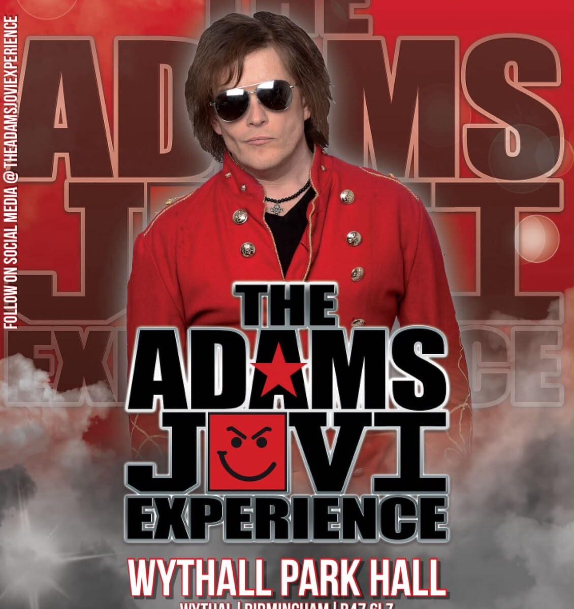 The Adams Jovi Experience 5 Dec 2026 Park Hall Wythall