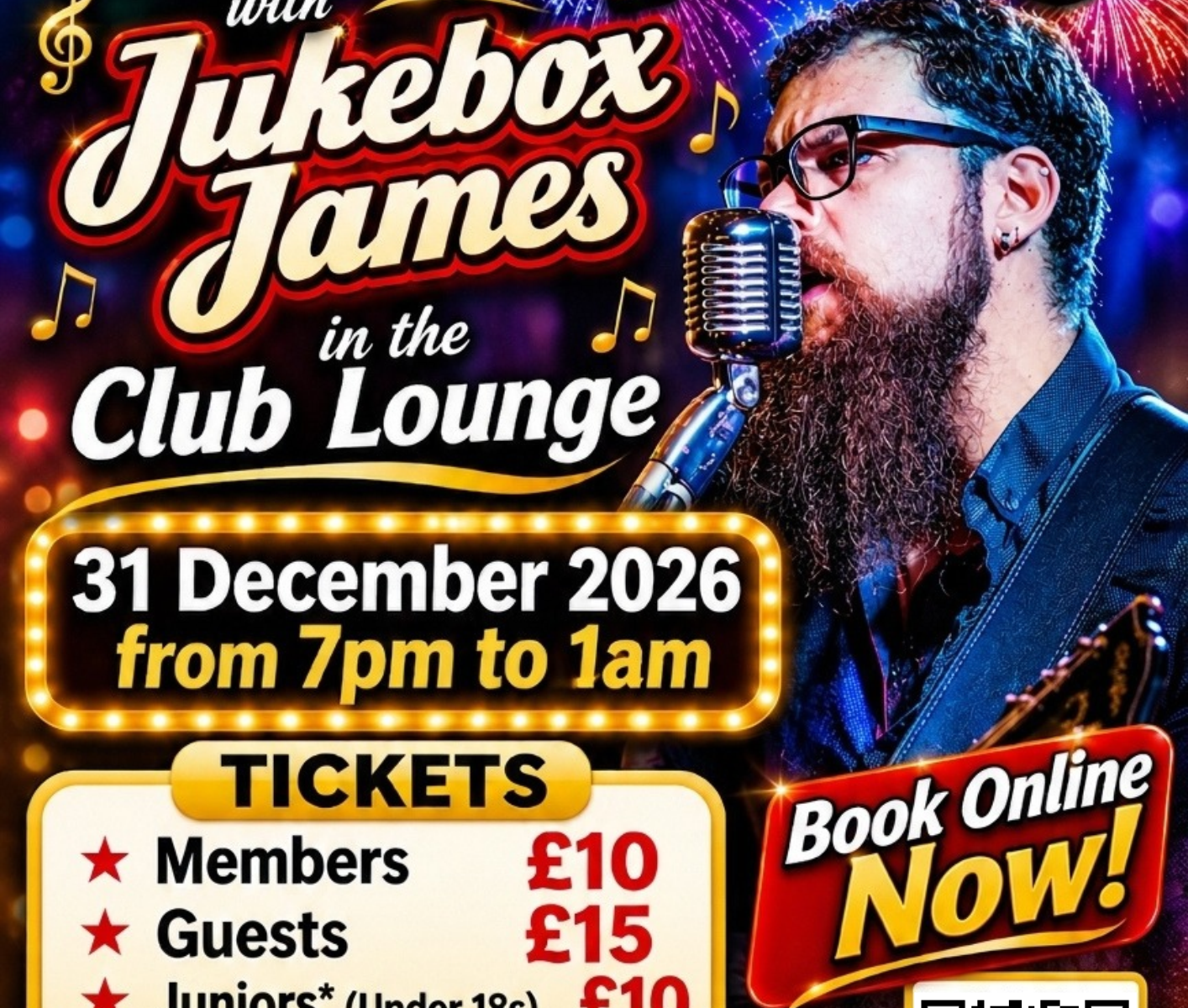New Years Eve Party 31 December 2026. Book Online!